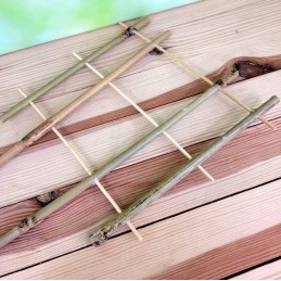 Keturvietės bambukinės kopėčios, atrama 35cm