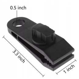 Gripper tensioner hook for securing tarpaulins roof