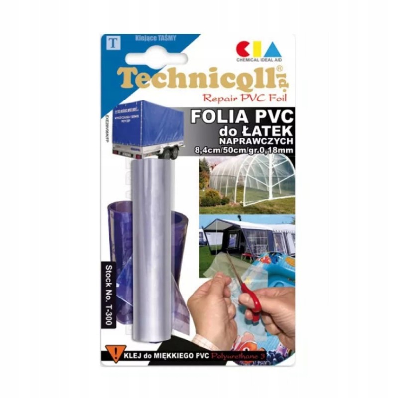 Technicqll PVC foolium plaastrite parandamiseks