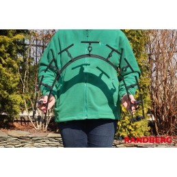 RANDBERG GARDEN, LAWN EDGE - INCREASED STRENGTH 45 mm x 1 m BLACK