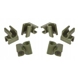 6x tiesiakampė jungtis sodo stulpams 11mm