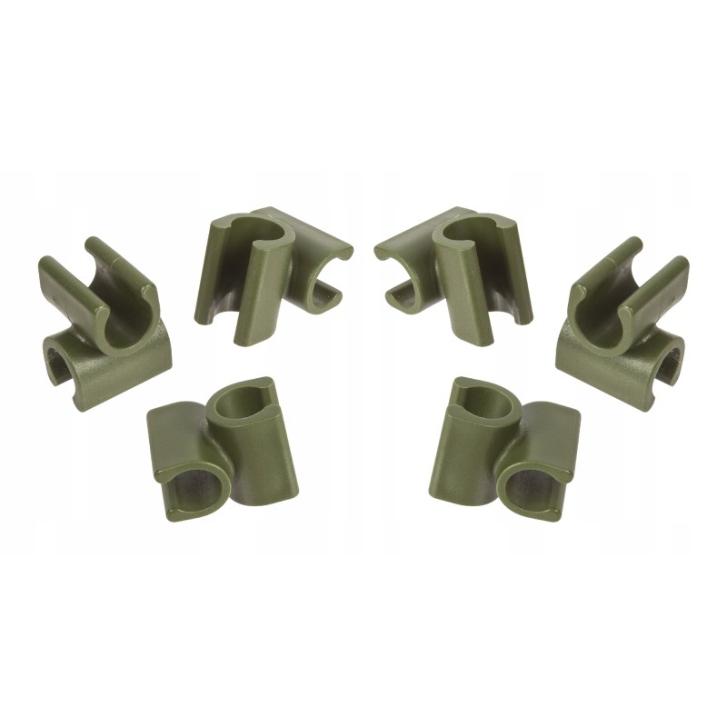 6x tiesiakampė jungtis sodo stulpams 11mm