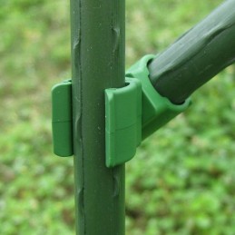 6x Straight Angle Connector for Garden Poles 11mm