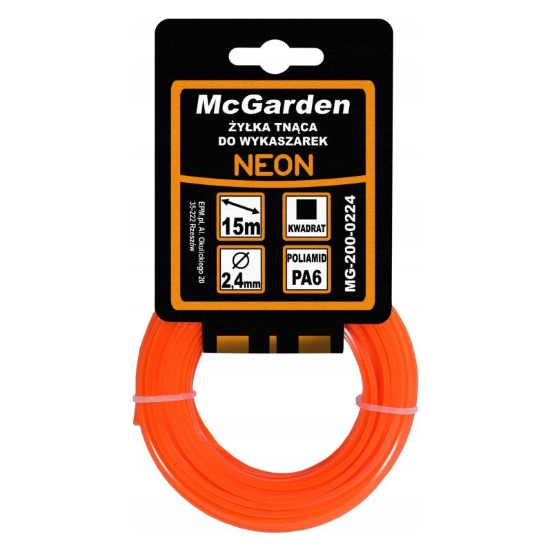 Kvadratinė NEONINĖ PŪSČIŲ LINIJA 2.0MM 15M MC GARDEN