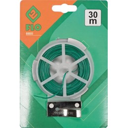 FLO 88805 COATED GARDEN WIRE WITH CUTTER - 30 M.