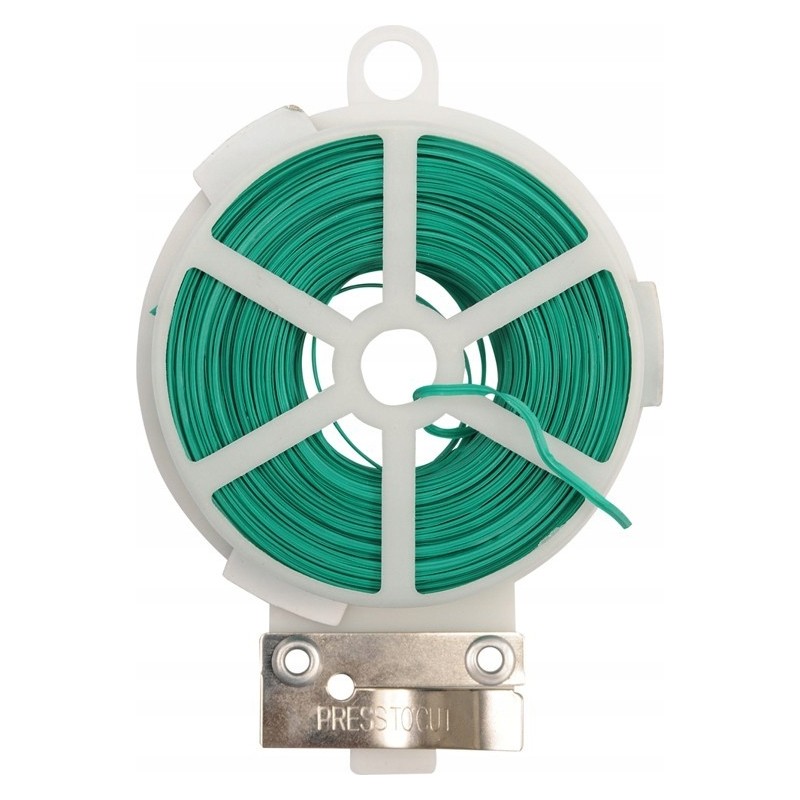 Coated garden wire with cutter - 30 m. 88805