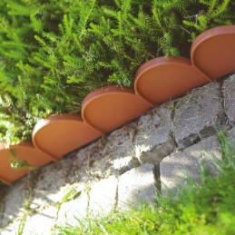 GARDEN PALISADE GARDEN FENCE EDGE 0.5M