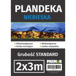 DENGIMO KILIETA 2x3 MĖLYNA 50g/m2