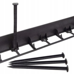 Lawn edging 45mm x 100cm x 75mm black