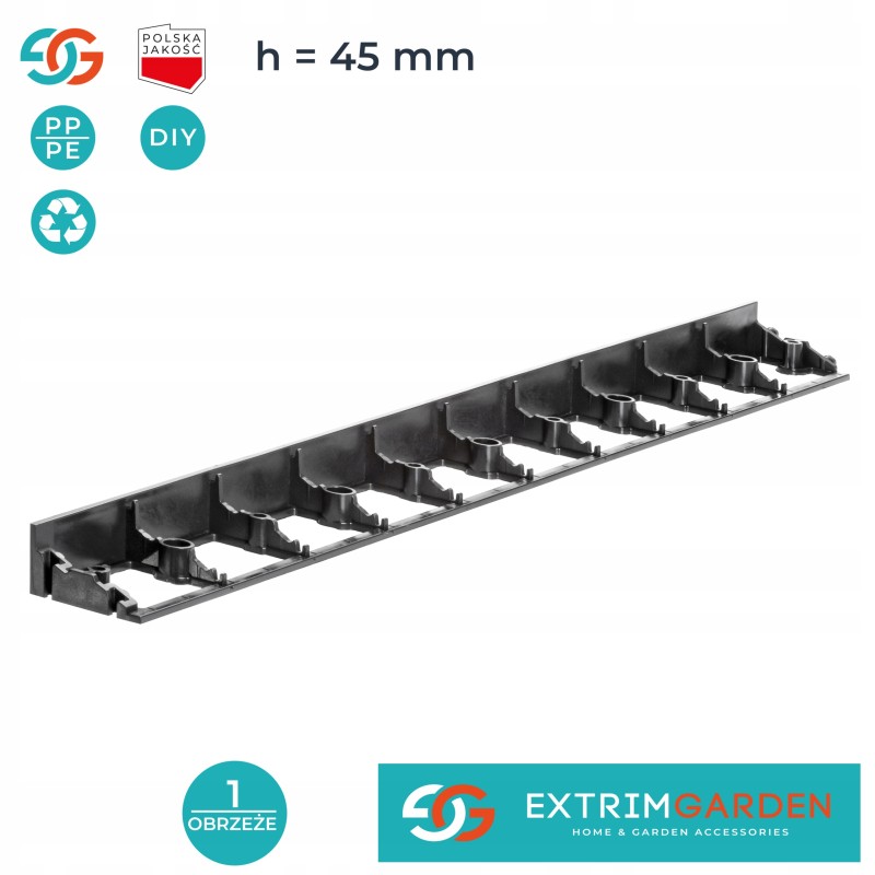 Servad 45mm x 100cm Border Premium Curb