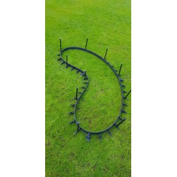 Lawn edging 45mm x 100cm x 75mm black