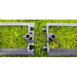 Lawn edging 45mm x 100cm x 75mm black