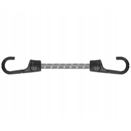 Set of elastic bands with metal hook 0.8 x 40cm gray BCH2-08040GY-B Bradas