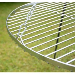 Chrome-plated grill grate, diameter 60, round, hanging