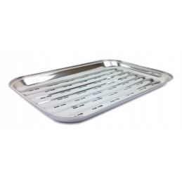Roostevabast terasest grillplaadid grillile x2 ristkülikukujulised 34,5cm x 24,5cm