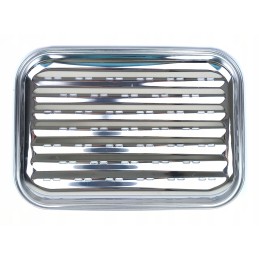 Roostevabast terasest grillplaadid grillile x2 ristkülikukujulised 34,5cm x 24,5cm