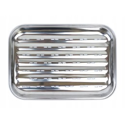 Roostevabast terasest grillplaadid grillile x2 ristkülikukujulised 34,5cm x 24,5cm