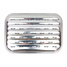 Roostevabast terasest grillplaadid grillile x2 ristkülikukujulised 34,5cm x 24,5cm