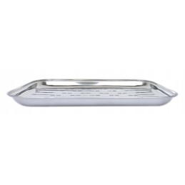 Roostevabast terasest grillplaadid grillile x2 ristkülikukujulised 34,5cm x 24,5cm