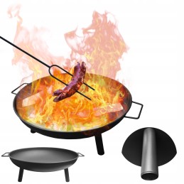 Dārza kamīns 60 cm kamīnam, grilam