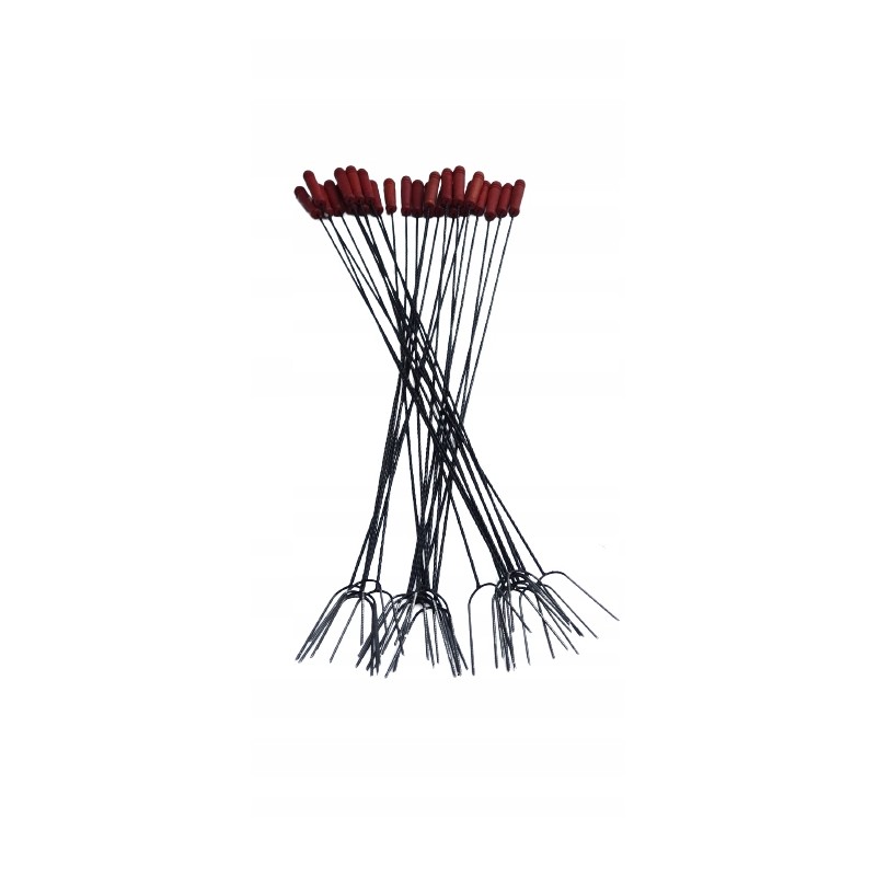 Strong sticks forks for a campfire 10x140cm stainless steel tips