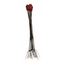 Strong sticks forks for a campfire 10x140cm stainless steel tips