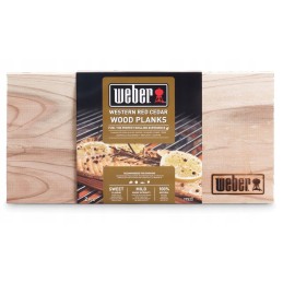 Punase seedri puidust lauad 30x15cm - 2 weber tk