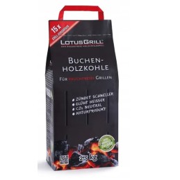 Pööksüsi lootose grillile, ökoloogiline, 2,5 kg, komplekt süütega