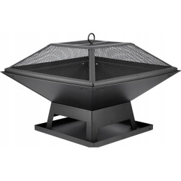 Lund 99715 dārza ugunskura bedre ar vāku 45 x 45 cm