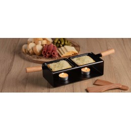Minigrill kahele inimesele, väike raclette komplekt küünaldega, mooniline köögielu