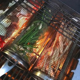 ️ basket for grilling vegetables meat fries fish for grill grill grate 3 pcs.