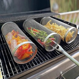 ️ basket for grilling vegetables meat fries fish for grill grill grate 3 pcs.