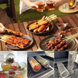 ️ basket for grilling vegetables meat fries fish for grill grill grate 3 pcs.