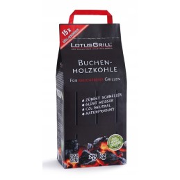 Pööksüsi lootose grillile, ökoloogiline, 2,5 kg, komplekt süütega