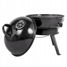 Portable Charcoal Grill with Lid - Compact Garden Grill