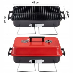 ✅ Mahukas kaasaskantav aia söega bbq turistigrill