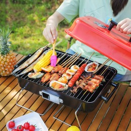 ✅ Mahukas kaasaskantav aia söega bbq turistigrill