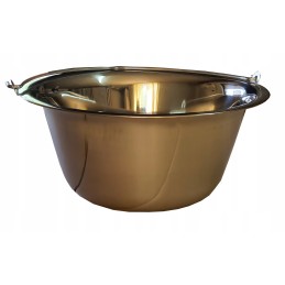 Sieninis inox katilas, 10 litrų, nerūdijantis plienas