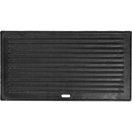 Cast iron plate for gas grill