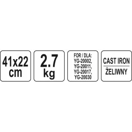 Cast iron plate for gas grill