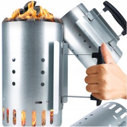 Grillkorsten söebrikett kaminatule süütamiseks xxl 30,5 x 19 cm