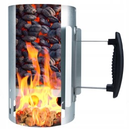Kepsninės kaminas anglies briketų ugniai židinyje uždegti xxl 30,5 x 19 cm