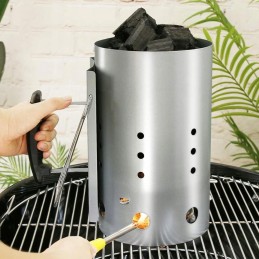 Grillkorsten söebrikett kaminatule süütamiseks xxl 30,5 x 19 cm