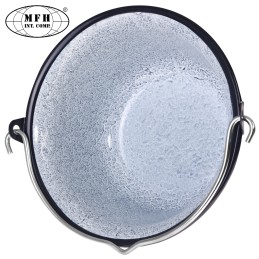 Mfh Ungārijas lauka katls 4l kamīnam 26,5cm melns [33600a]