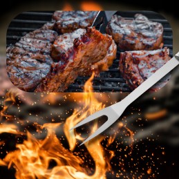 Barbekjū piederumu komplekts XXL piederumi 25 elementi Teflona paklājiņu komplekts