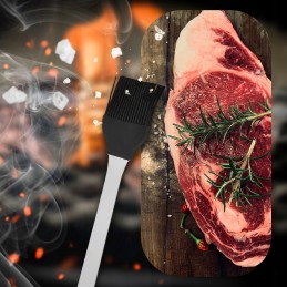 Barbekjū piederumu komplekts XXL piederumi 25 elementi Teflona paklājiņu komplekts