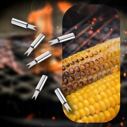 Barbekjū piederumu komplekts XXL piederumi 25 elementi Teflona paklājiņu komplekts