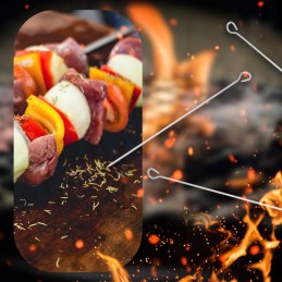 Barbekjū piederumu komplekts XXL piederumi 25 elementi Teflona paklājiņu komplekts