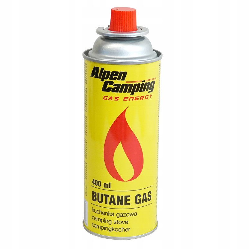 Gas burner flame gun with auto piezo ignition + 4 gases alpen camping