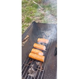 Folding suitcase grill 45x30x35 cm maestro mr 101